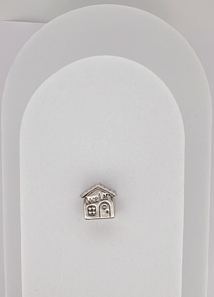 HOUSE SWEET HOME (DOCE LAR) CHARM - WHITE GOLD
