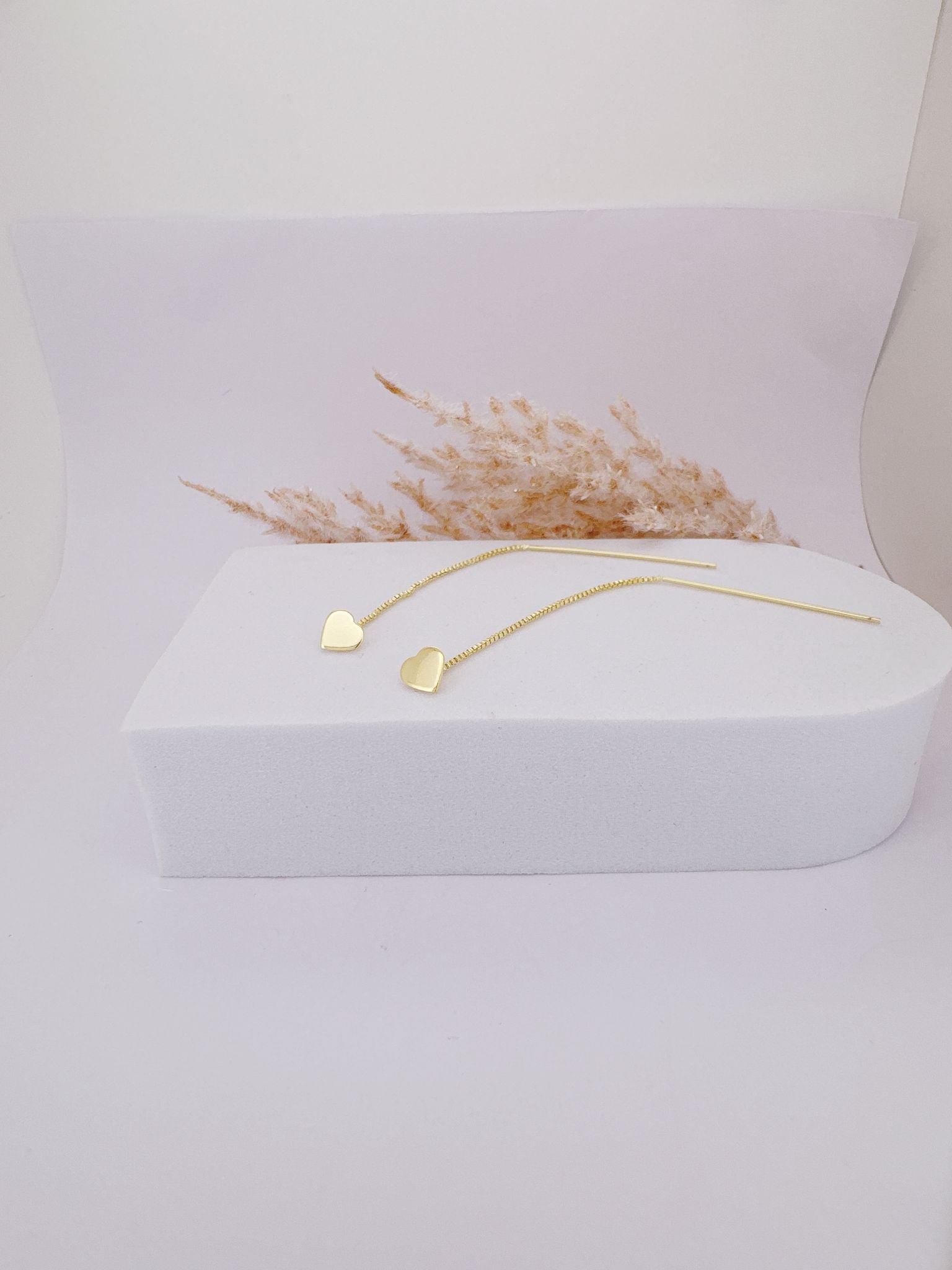 0062- HEART EARRINGS WITHOUT FIXTURES